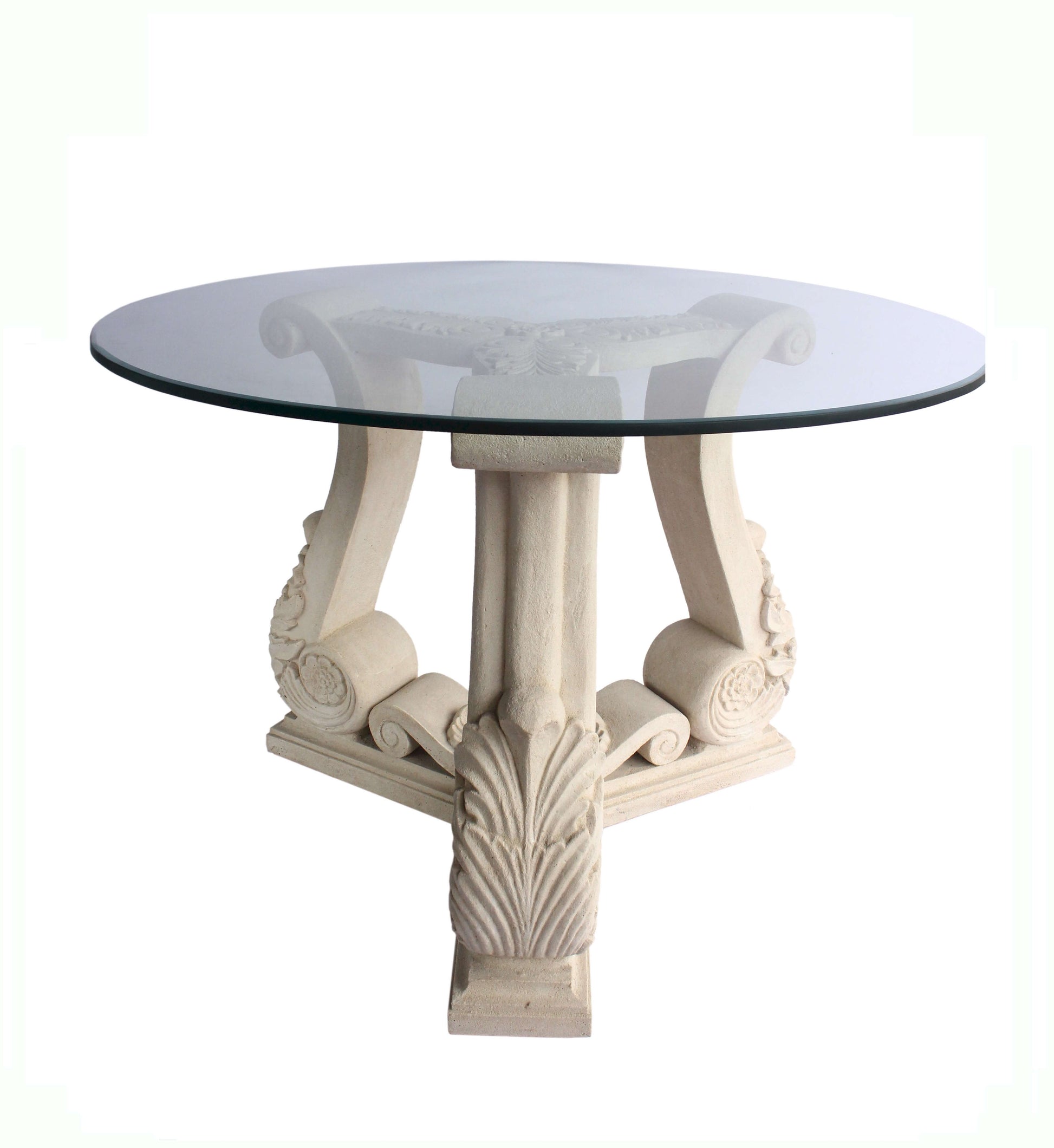 Anderson Teak Fleur 42 Inch Round Entry Hallway Table — product image 3 of 4