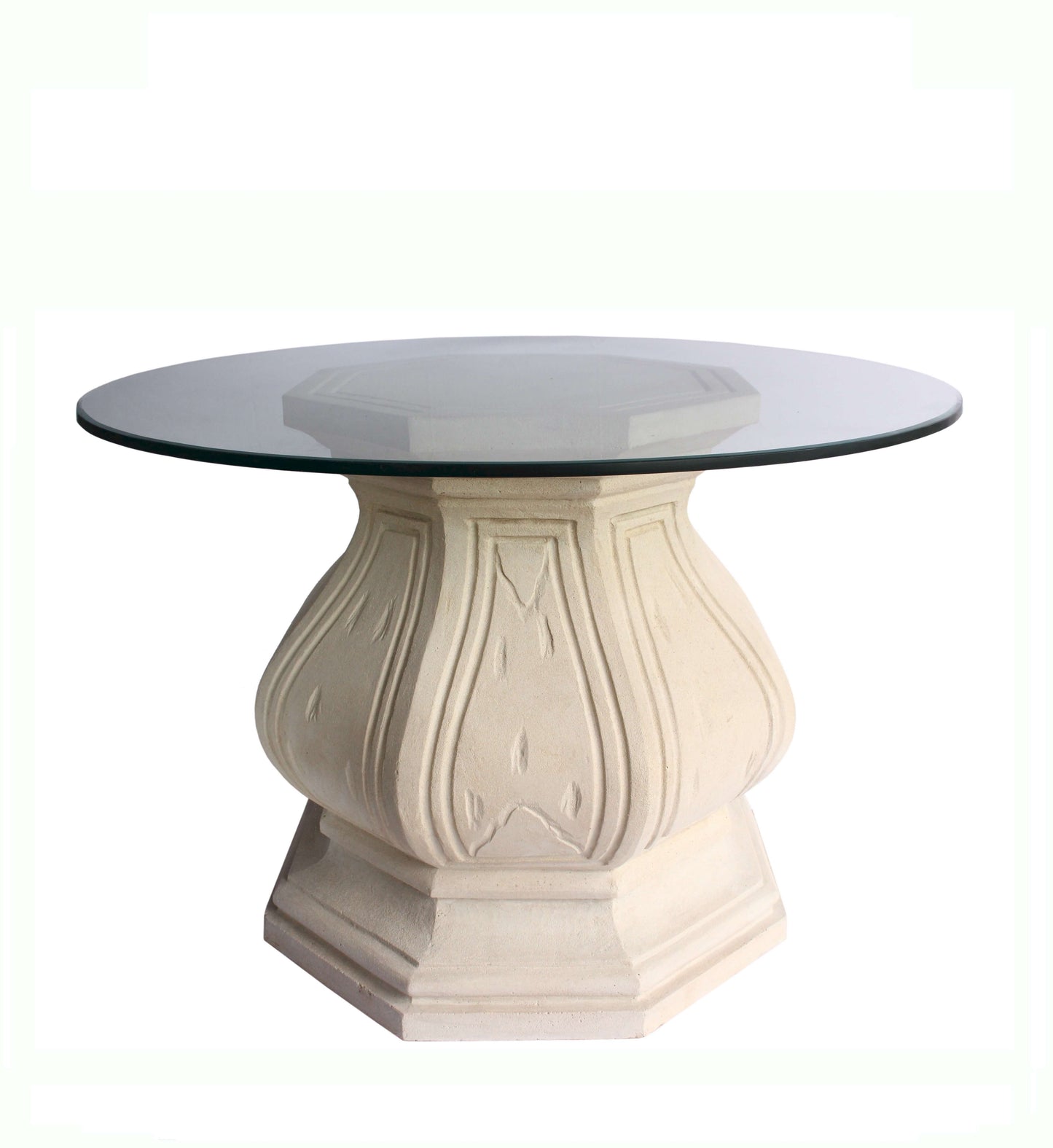 Anderson Teak Louis XIV Octagonal Table with Glass Top — product image 1 of 1