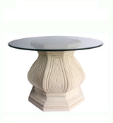 Anderson Teak Louis XIV Octagonal Table with Glass Top