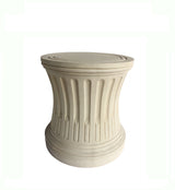 Anderson Teak Louise XVI Cast Limestone Pedestal Natural Beige