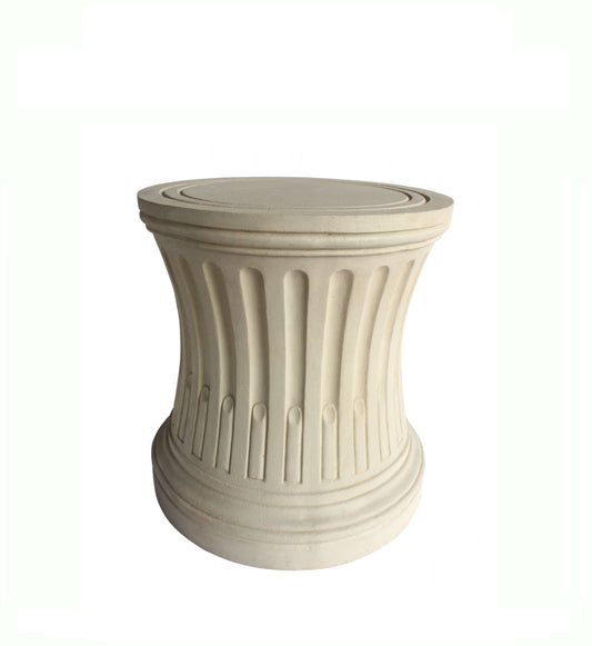 Anderson Teak Louise XVI Cast Limestone Pedestal Natural Beige — product image 1 of 1