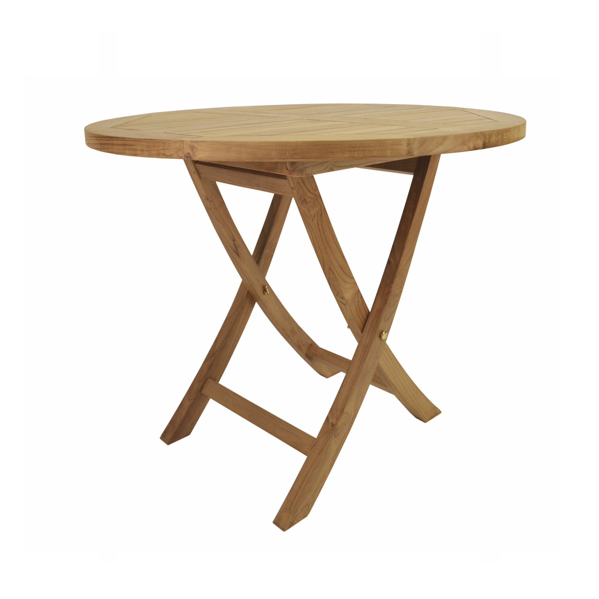 Anderson Teak Bahama 35-Inch Round Bistro Folding Table — product image 1 of 3