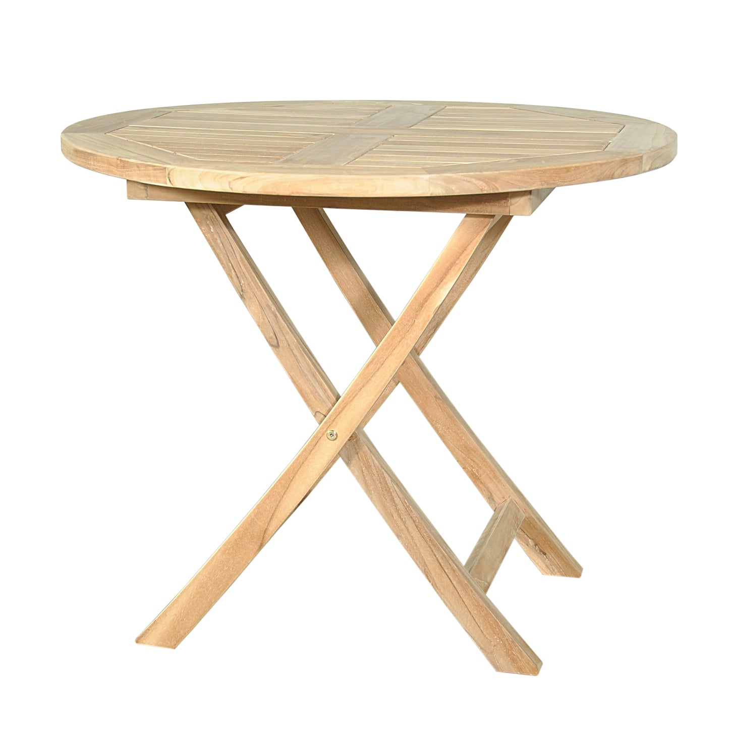 Anderson Teak Bahama 35-Inch Round Bistro Folding Table — product image 2 of 3