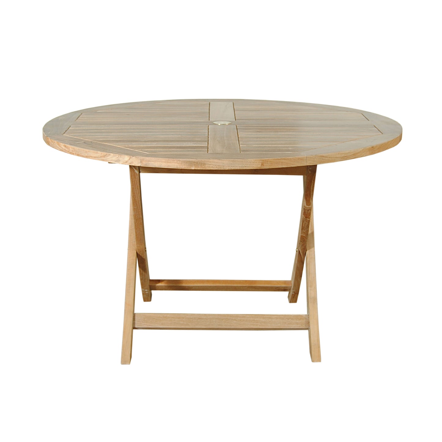 Anderson Teak Bahama 47 Inch Round Folding Teak Dining Table — product image 2 of 3