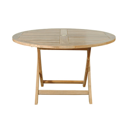Anderson Teak Bahama 47 Inch Round Folding Teak Dining Table — product image 2 of 3