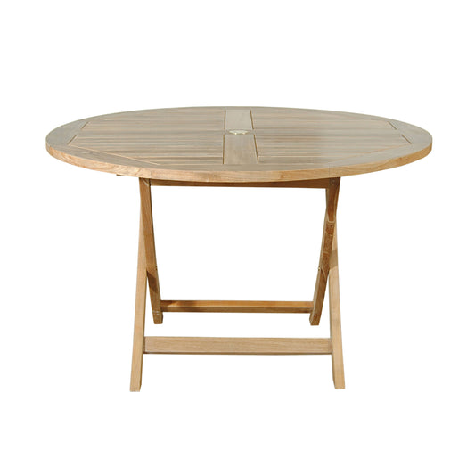 Anderson Teak Bahama 47 Inch Round Folding Teak Dining Table — product image 2 of 3