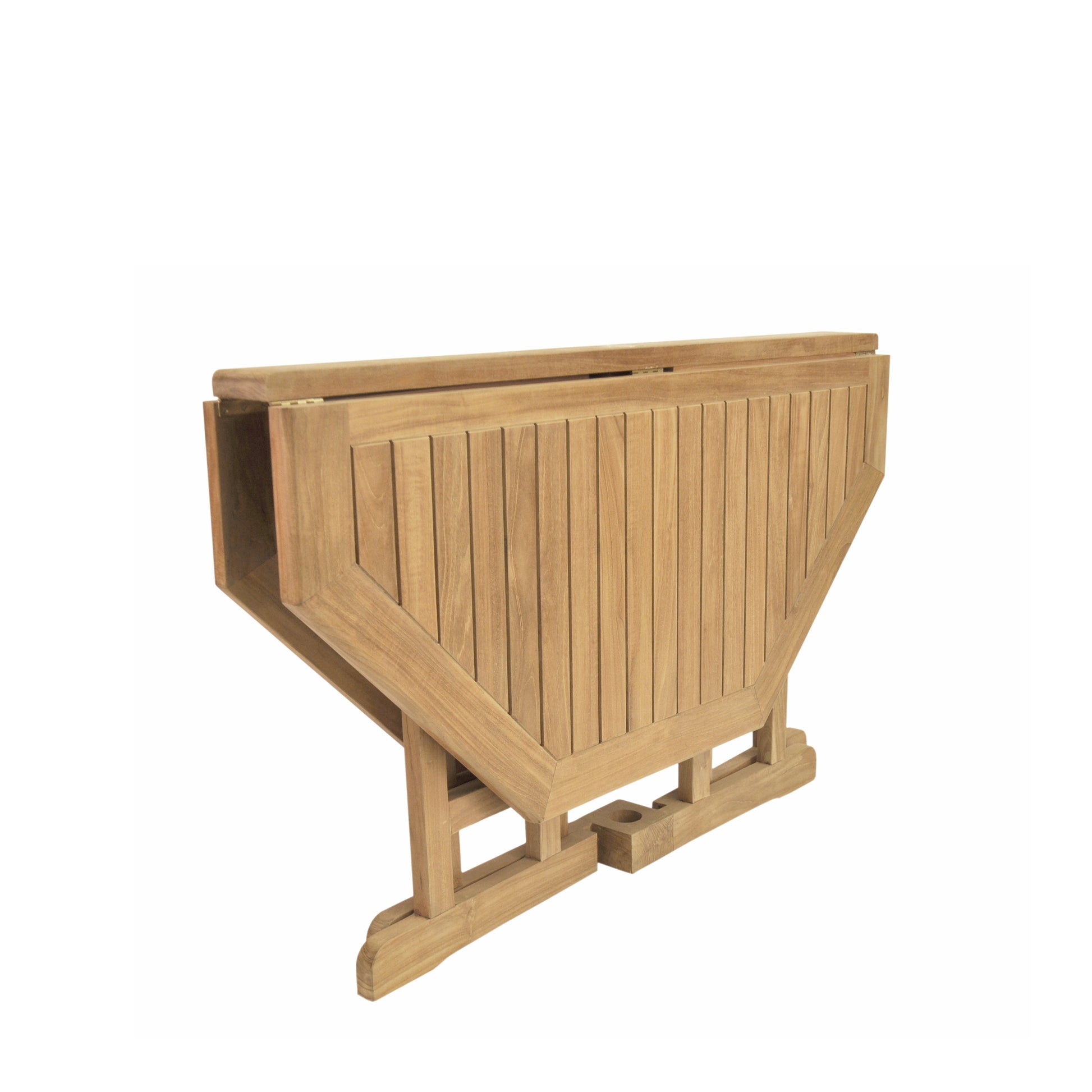 Anderson Teak Butterfly 47 in Octagonal Folding Dining Table — product image 4 of 7