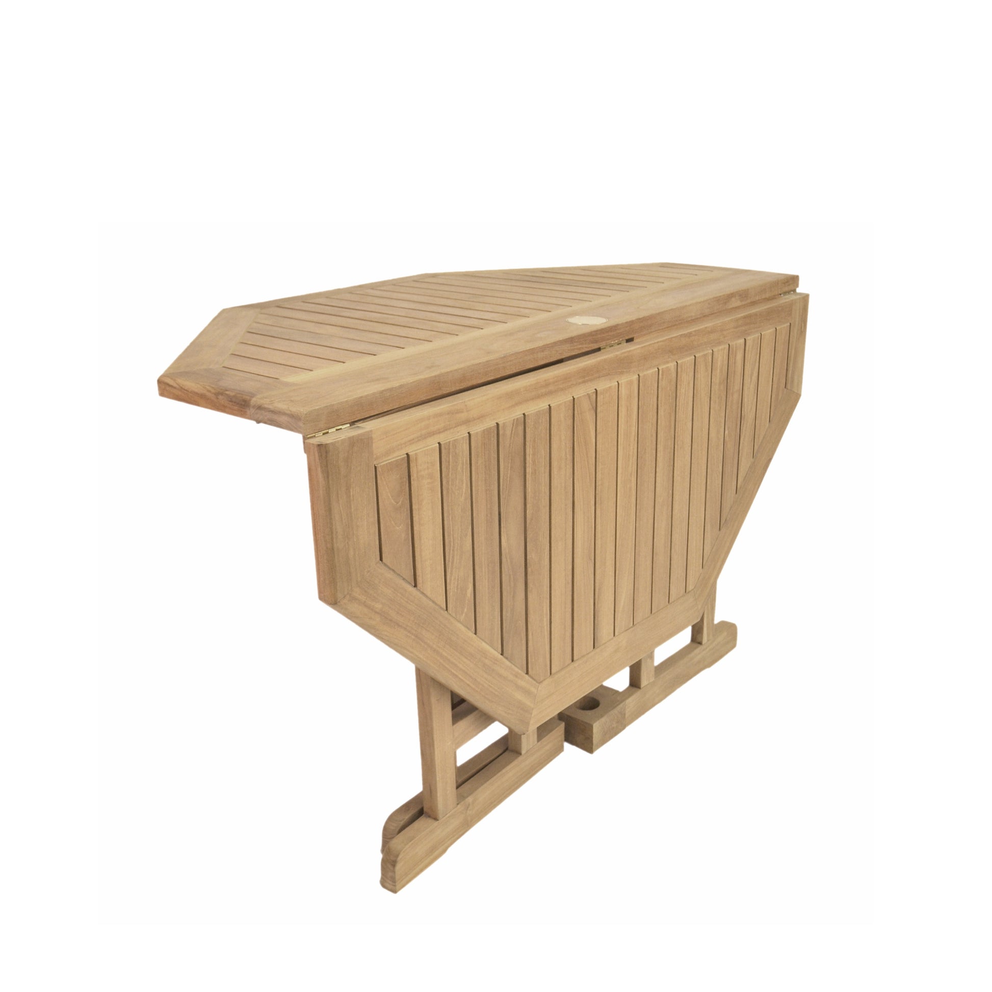 Anderson Teak Butterfly 47 in Octagonal Folding Dining Table — product image 6 of 7