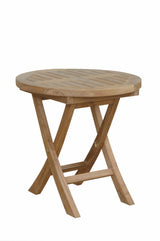 Anderson Teak Montage 20 in Round Folding Side Table