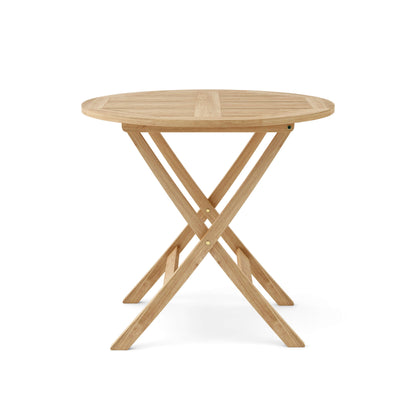 Anderson Teak Chester 32 in Round Folding Picnic Table — product image 2 of 6