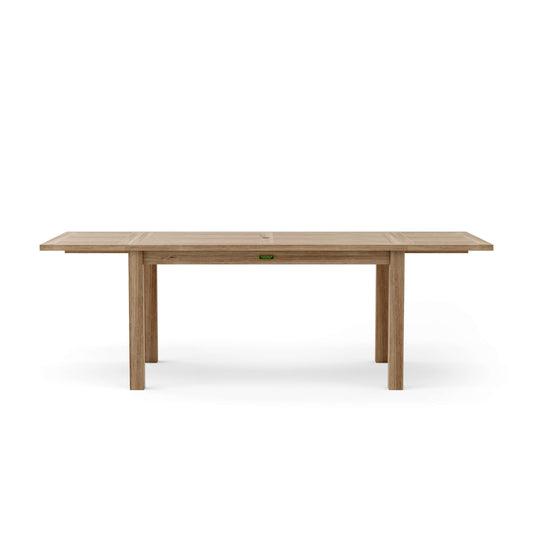 Anderson Teak Bahama 95 in Rectangular Extension Table with Double Leaves — product image 1 of 4
