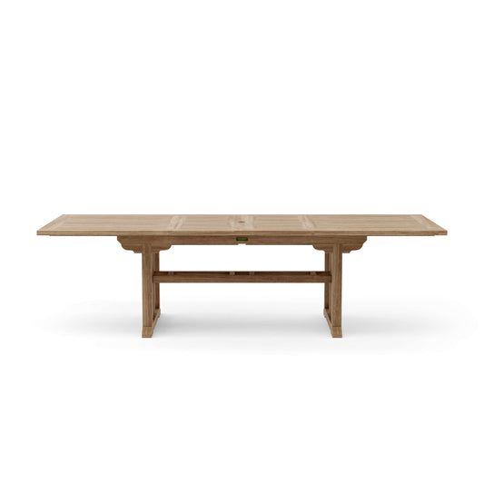 Anderson Teak Sahara 106 in Rectangular Double Extension Table — product image 1 of 5