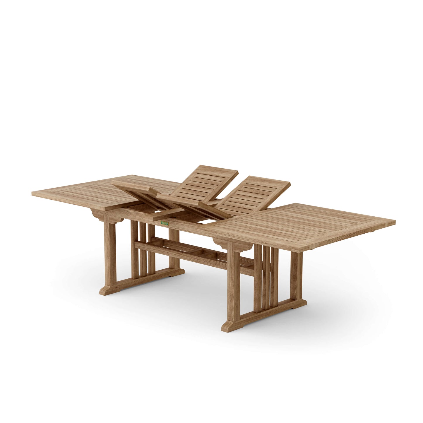 Anderson Teak Sahara 106 in Rectangular Double Extension Table — product image 2 of 5