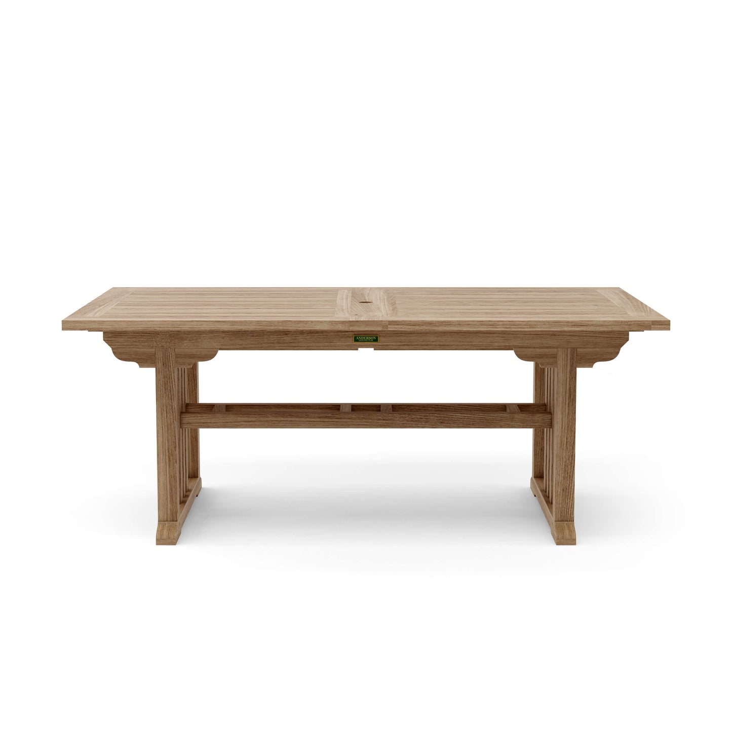 Anderson Teak Sahara 106 in Rectangular Double Extension Table — product image 4 of 5