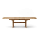 Anderson Teak Sahara 106 in Oval Double Extension Table