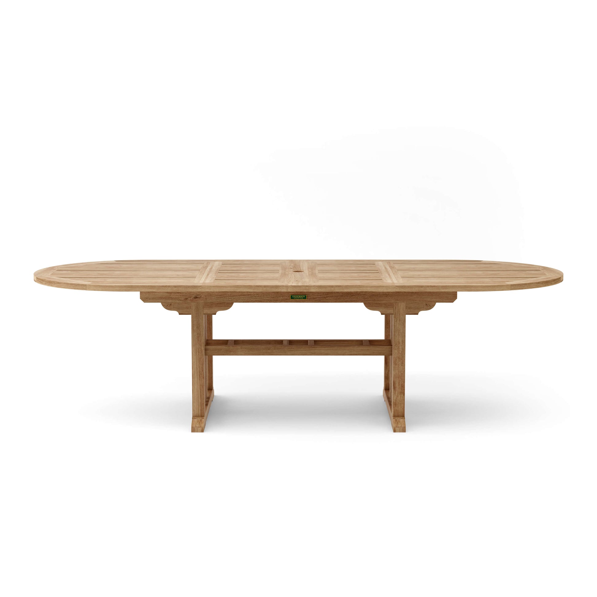 Anderson Teak Sahara 106 in Oval Double Extension Table — product image 1 of 5