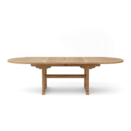 Anderson Teak Sahara 106 in Oval Double Extension Table — product image 1 of 5