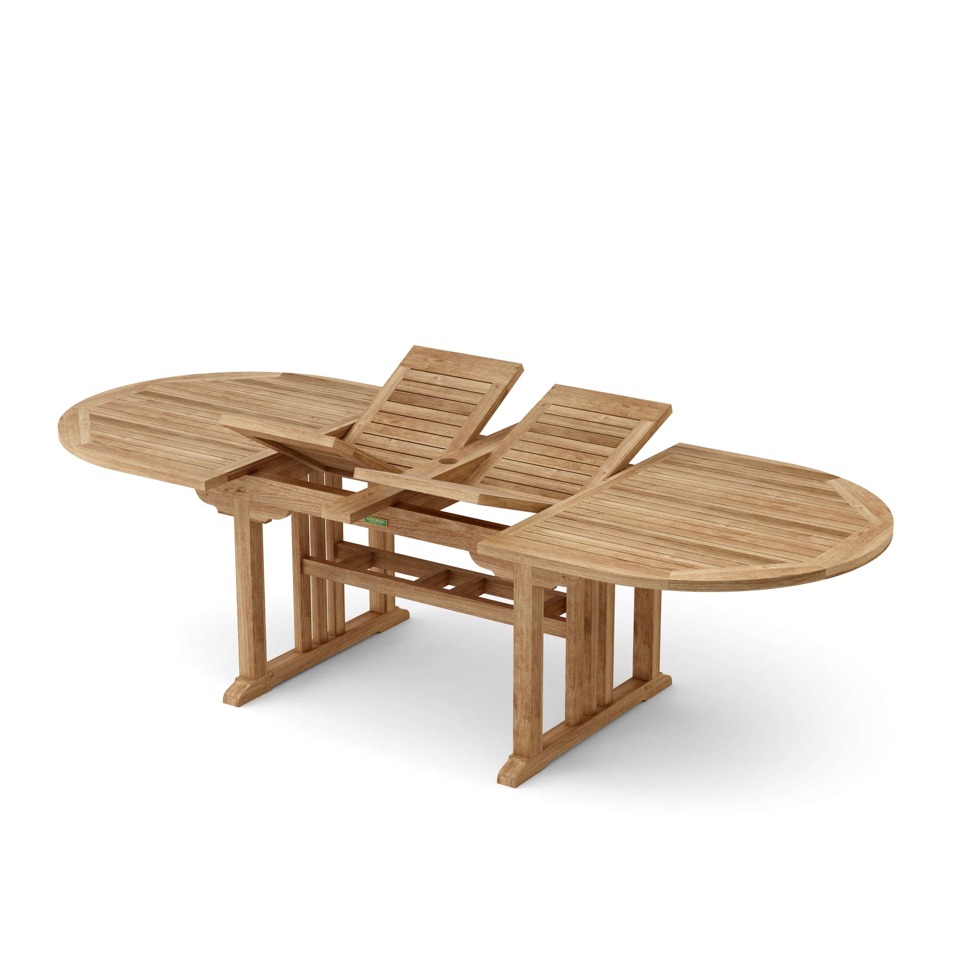 Anderson Teak Sahara 106 in Oval Double Extension Table — product image 3 of 5