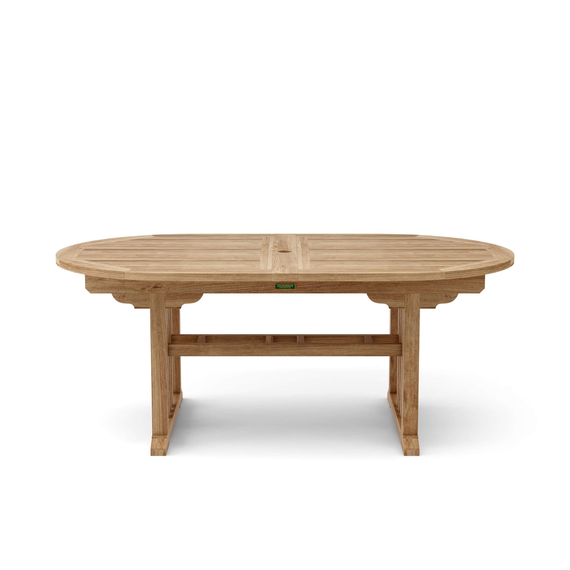 Anderson Teak Sahara 106 in Oval Double Extension Table — product image 4 of 5