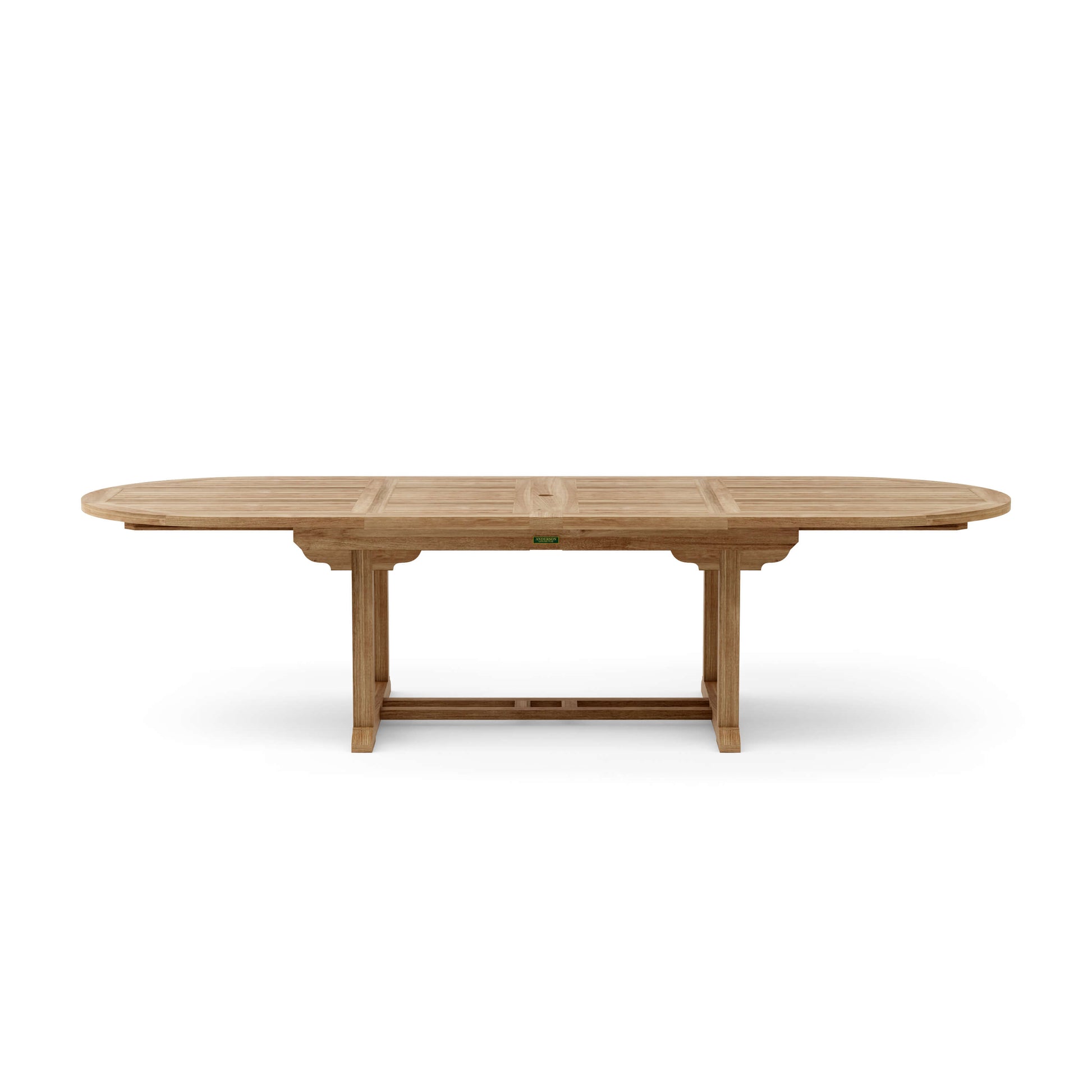 Anderson Teak Bahama 117 in Oval Double Extension Table — product image 1 of 5