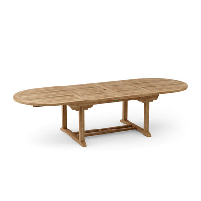Anderson Teak Bahama 117 in Oval Double Extension Table — product image 2 of 5