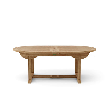 Anderson Teak Bahama 117 in Oval Double Extension Table — product image 4 of 5