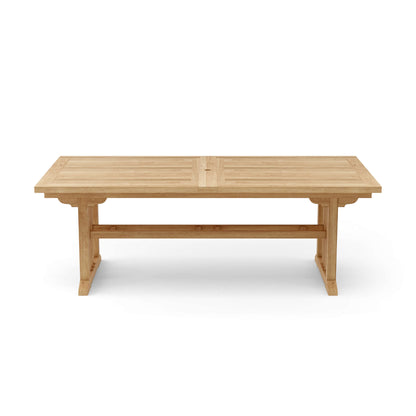 Anderson Teak Sahara 126 in Rectangular Double Extension Table — product image 4 of 5