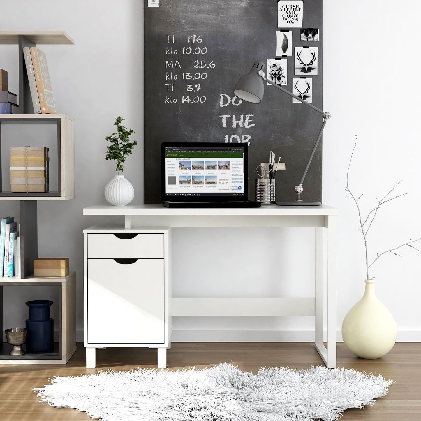 Anderson Teak Haslev 47 Inch Writing Desk — product image 1 of 7