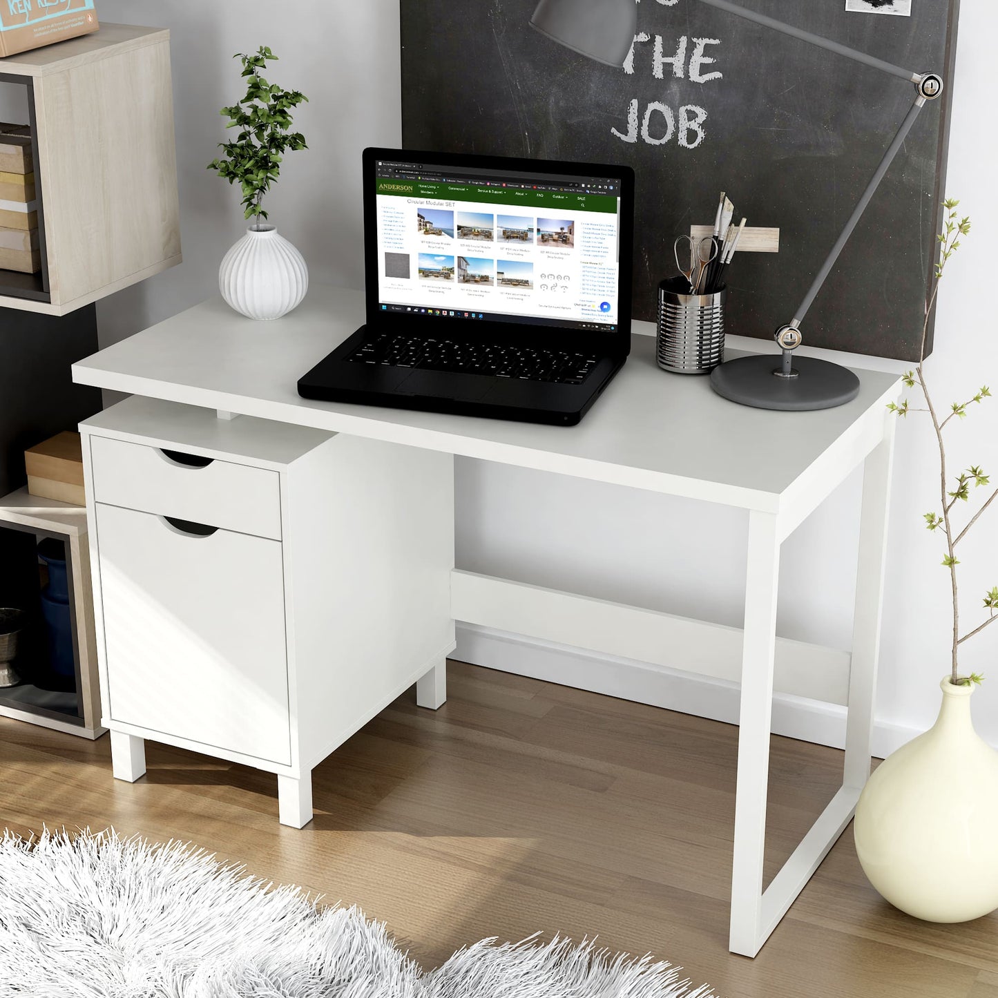 Anderson Teak Haslev 47 Inch Writing Desk — product image 2 of 7