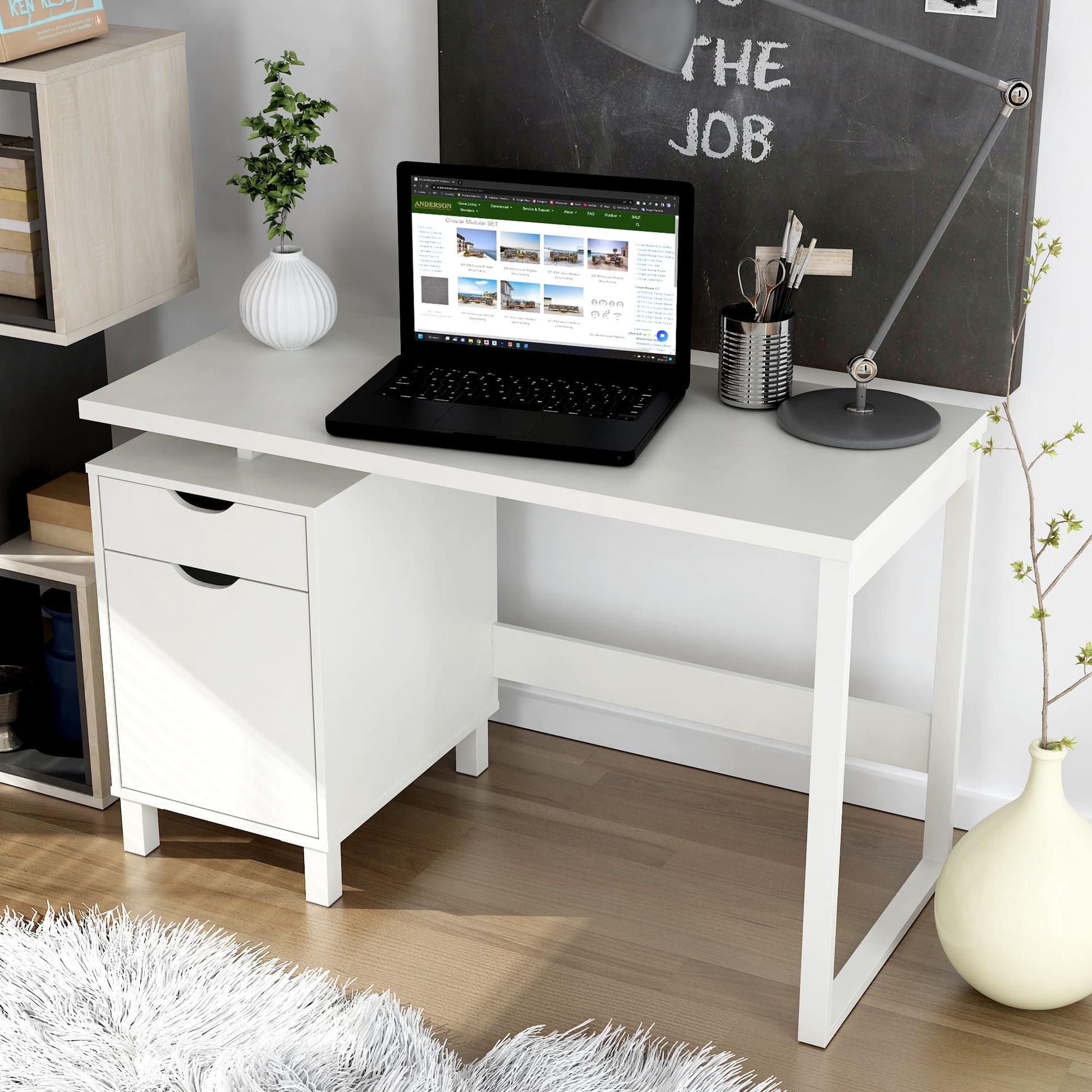 Anderson Teak Haslev 47 Inch Writing Desk — product image 2 of 7