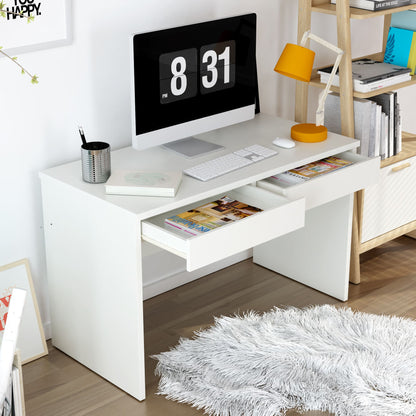 Anderson Teak Sira 47 in Writing Desk with Two Drawers — product image 2 of 8