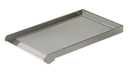 Artisan ARTP-G stainless steel drop-in griddle top with sides and backsplash