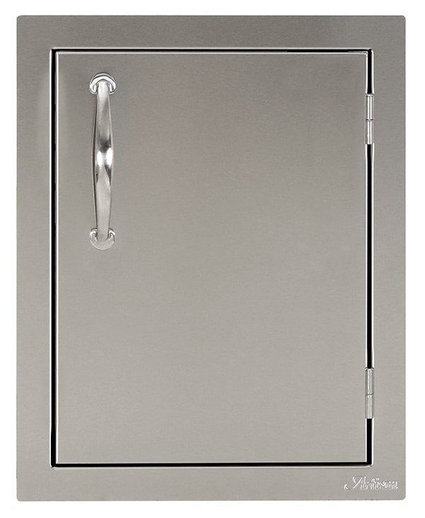 Artisan Professional single access door in 304 stainless steel, front view