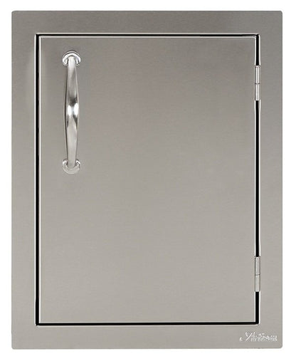 Artisan Professional single access door in 304 stainless steel, front view