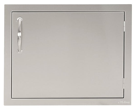 Artisan Professional single access door, wide stainless steel version, front view