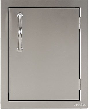 Artisan Professional stainless steel single access door, door closed