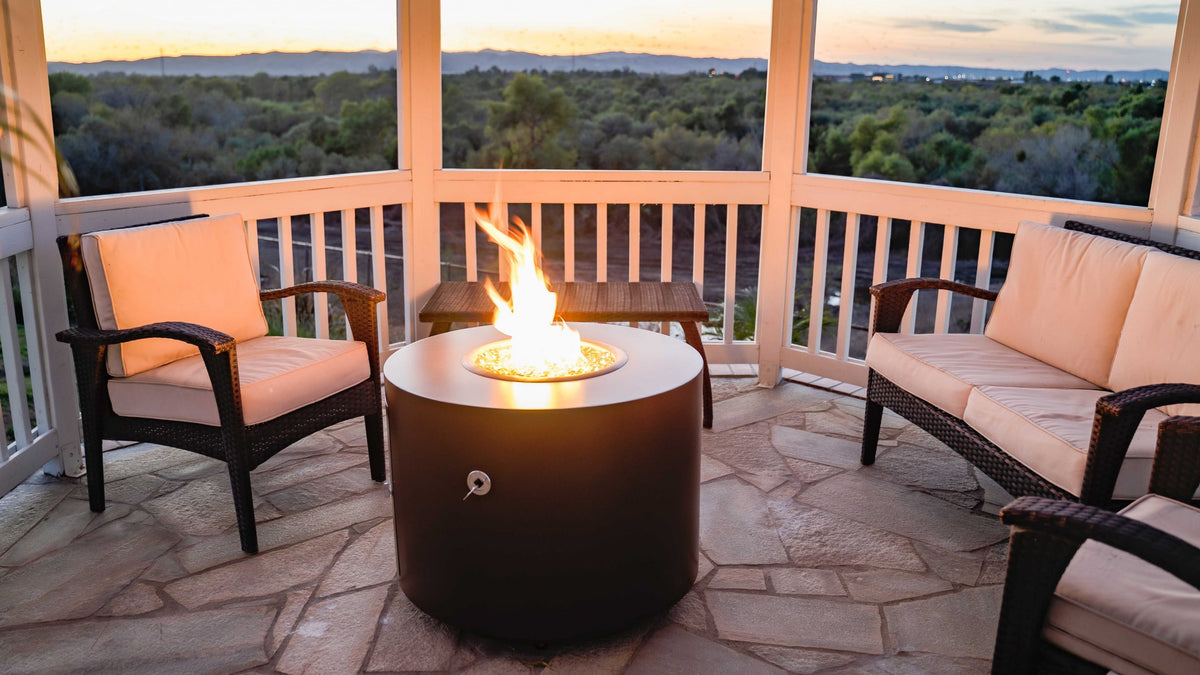 Beverly Fire Pit - Powder Coat - 30" | The Outdoor Plus image 11