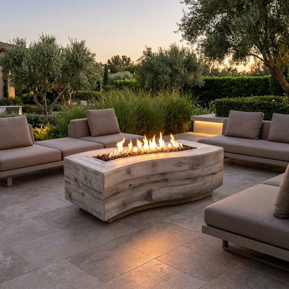 Big Sur Wood Grain Fire Pit - 60"