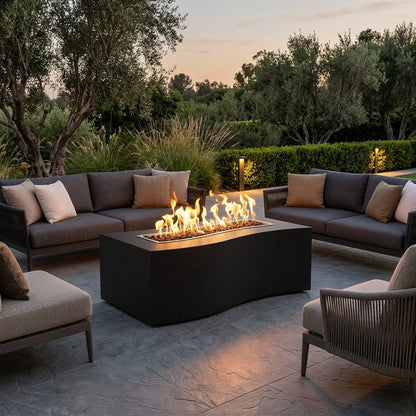Billow Fire Pit - Powder Coated - 60" – lifestyle | Lifestyle
