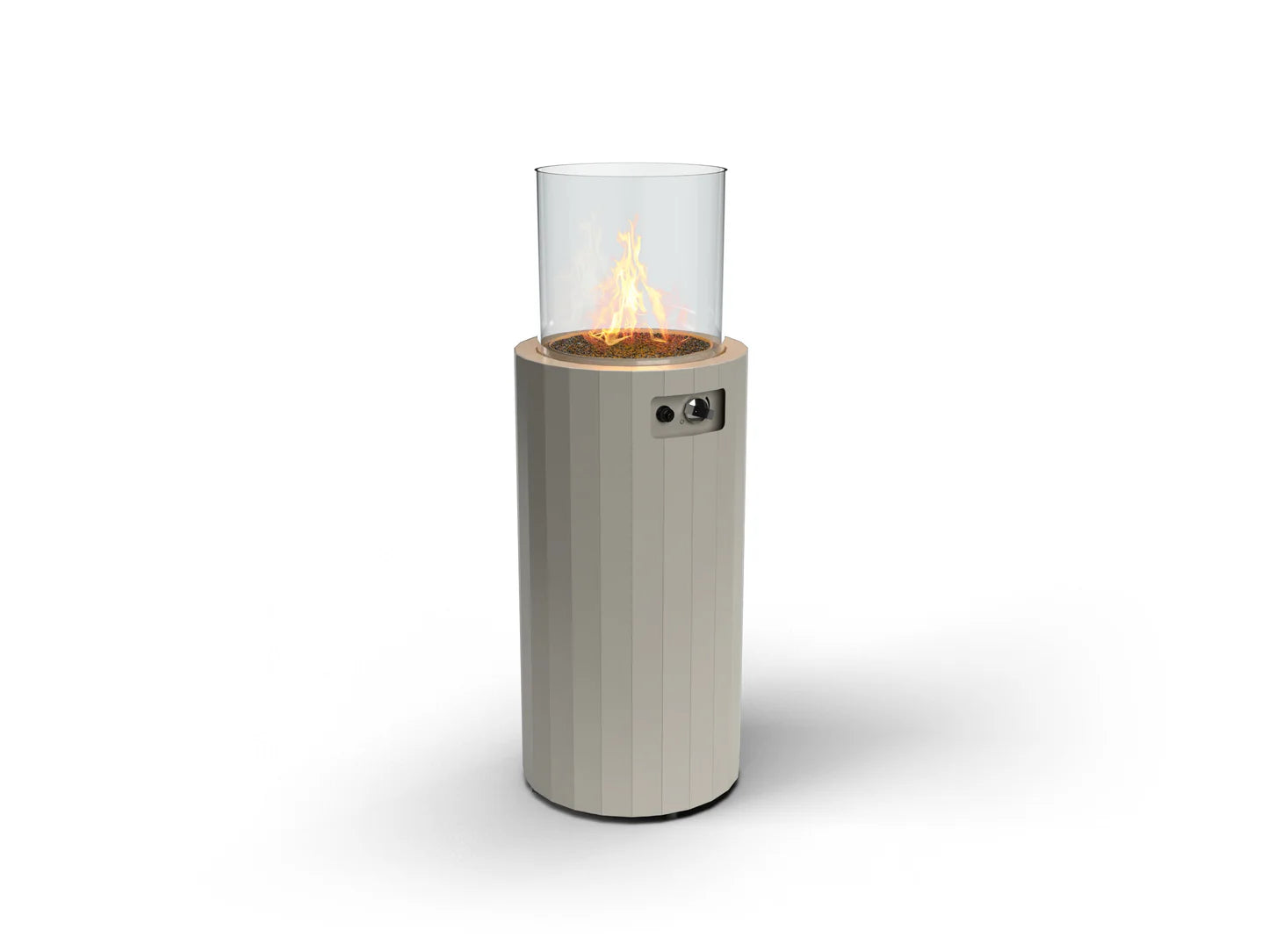 Freestanding Propane Outdoor Gas Fireplace – Compact 360° Fire Column | Planika Bino | 27,300 BTU – patio heater | Pr...