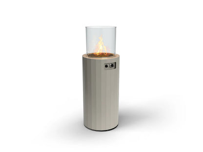 Freestanding Propane Outdoor Gas Fireplace – Compact 360° Fire Column | Planika Bino | 27,300 BTU – patio heater | Pr...
