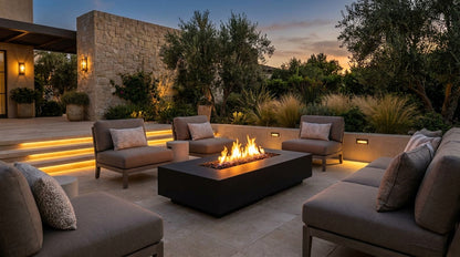 Cabo Linear Fire Pit - GFRC Concrete - 56"