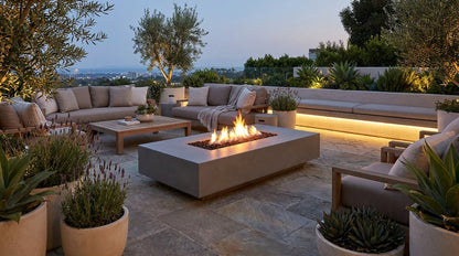 Cabo Linear Fire Pit - GFRC Concrete - 56"