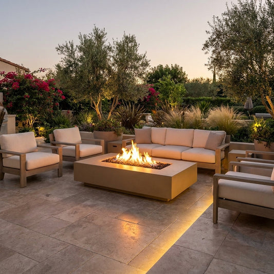 Cabo Linear Fire Pit - GFRC Concrete - 56"