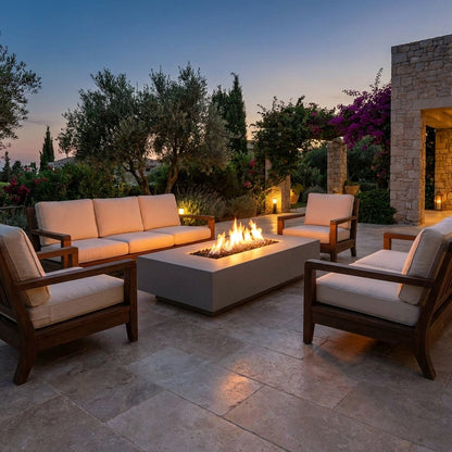 Cabo Linear Fire Pit - GFRC Concrete - 66"