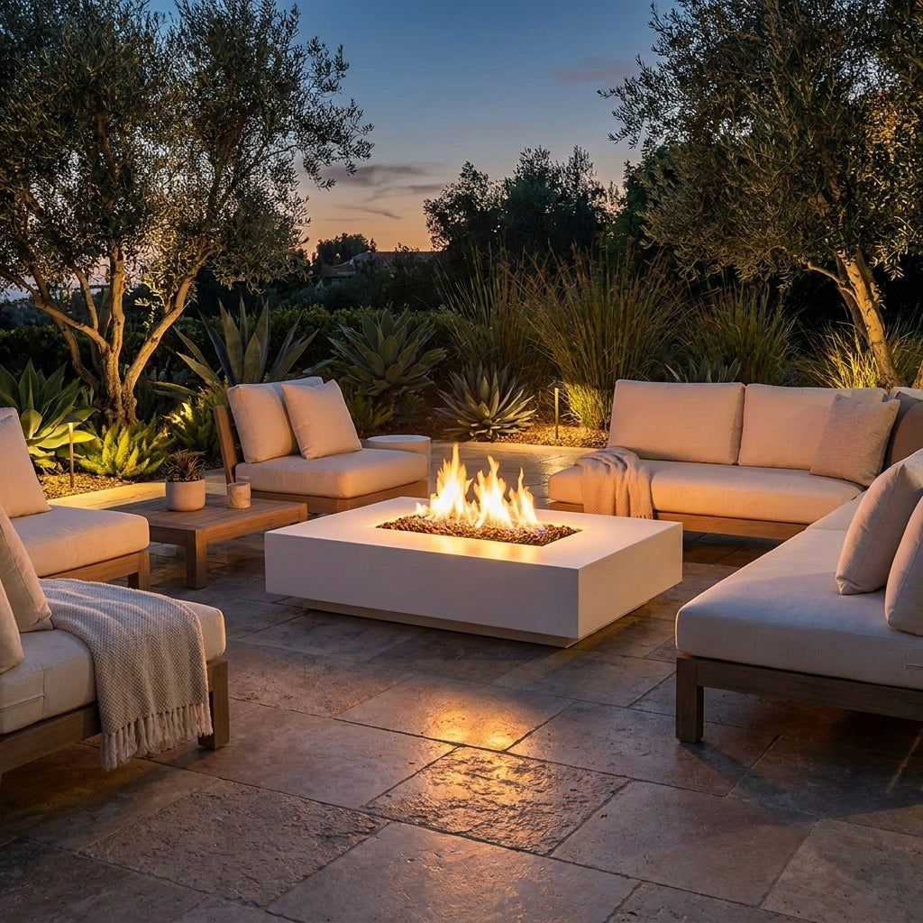 Cabo Linear Fire Pit - GFRC Concrete - 66"