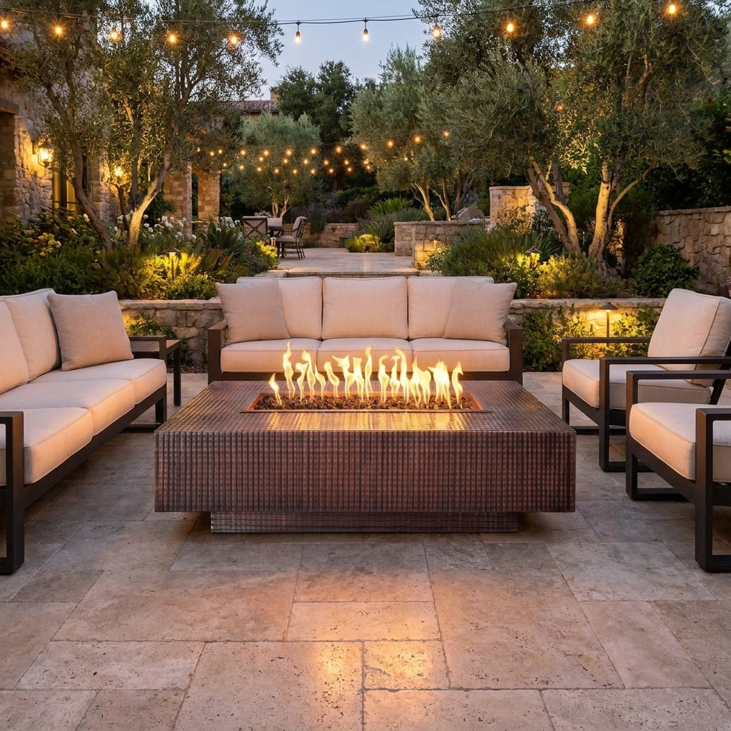 Cabo Linear Fire Pit - Metal Collection - 66"