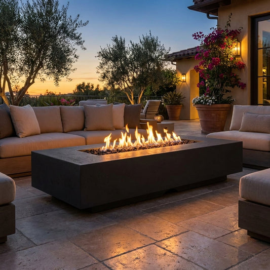 Cabo Linear Fire Pit - Powder Coat - 56"