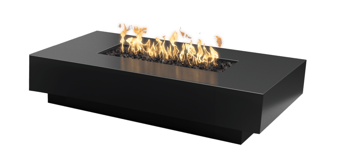 Cabo Linear Fire Pit - Powder Coat - 90" | The Outdoor Plus image 6