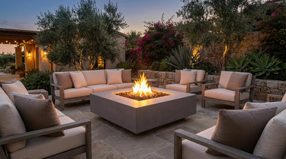Cabo Square Fire Pit - GFRC Concrete - 48"